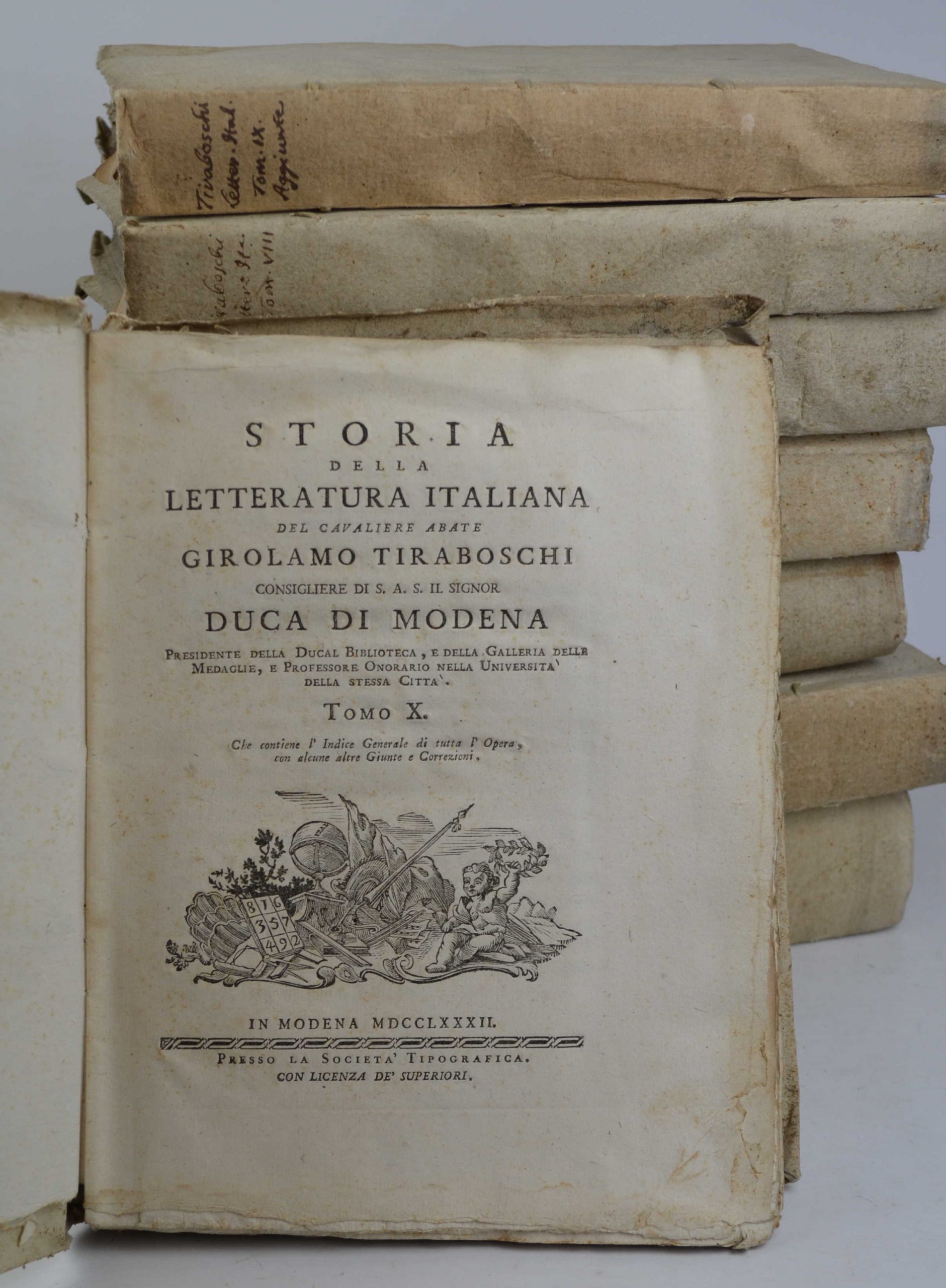 STORIA DELLA LETTERATURA ITALIANA NEL SECOLO XVIII, TOMO III von